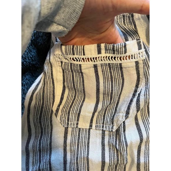NWT Striped Linen Pants Size 7/28 - Picture 11 of 12